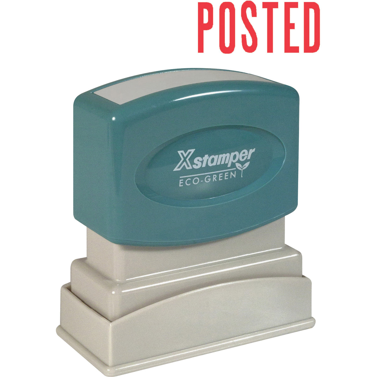 Xstamper POSTED Title Stamp - Message Stamp - POSTED - 0.50" Impression Width x 1.63" Impression Length - 100000 Impress