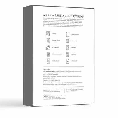 Southworth Parchment Specialty Paper - Ivory - Letter - 8 1/2" x 11" - 24 lb Basis Weight - Parchment - Acid-free, Ligni
