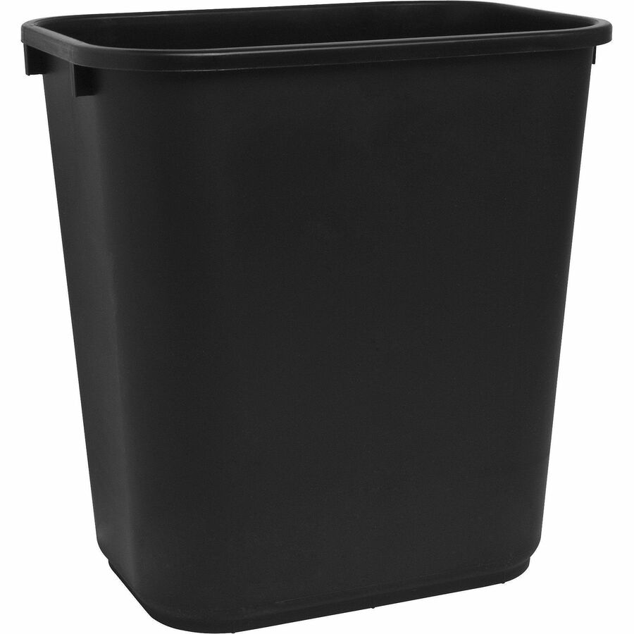 Sparco Rectangular Wastebasket - 7 gal Capacity - Rectangular - 15" Height x 14.5" Width x 10.5" Depth - Polyethylene - 