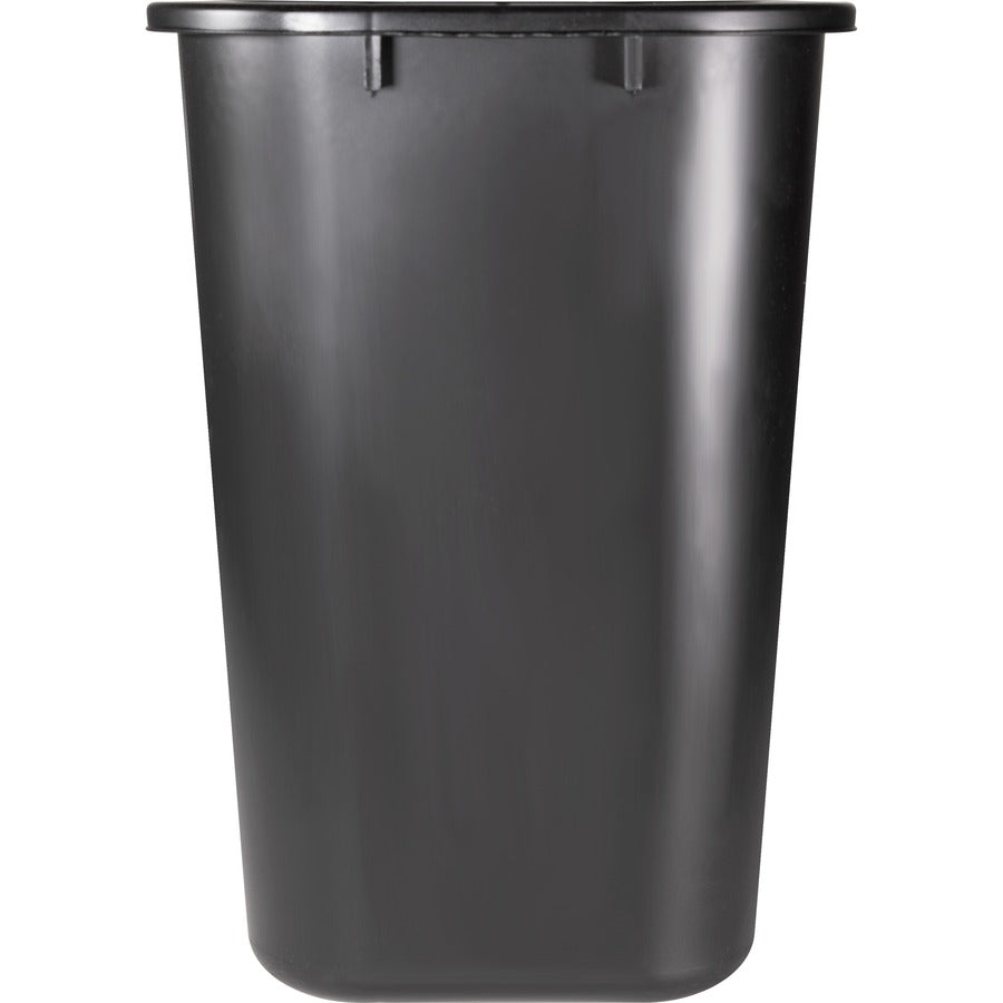 Sparco Rectangular Wastebasket - 7 gal Capacity - Rectangular - 15" Height x 14.5" Width x 10.5" Depth - Polyethylene - 