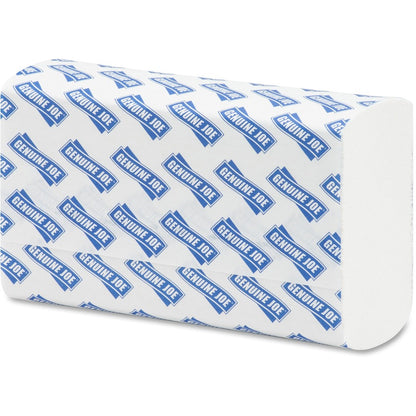 Genuine Joe Paper Towel Multi fold 250 sheets White - 1 Ply - Multifold - 9.20" Width x 9.40" Length - embossed design -