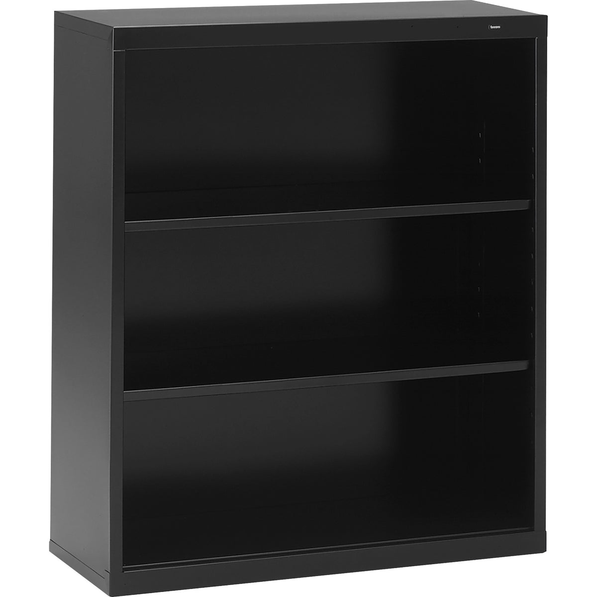 Tennsco Welded Bookcase - 34.5" Width x 13.5" Depth x 40" Height - 3 x Shelf(ves) - 360 lb Load Capacity - Black - Steel
