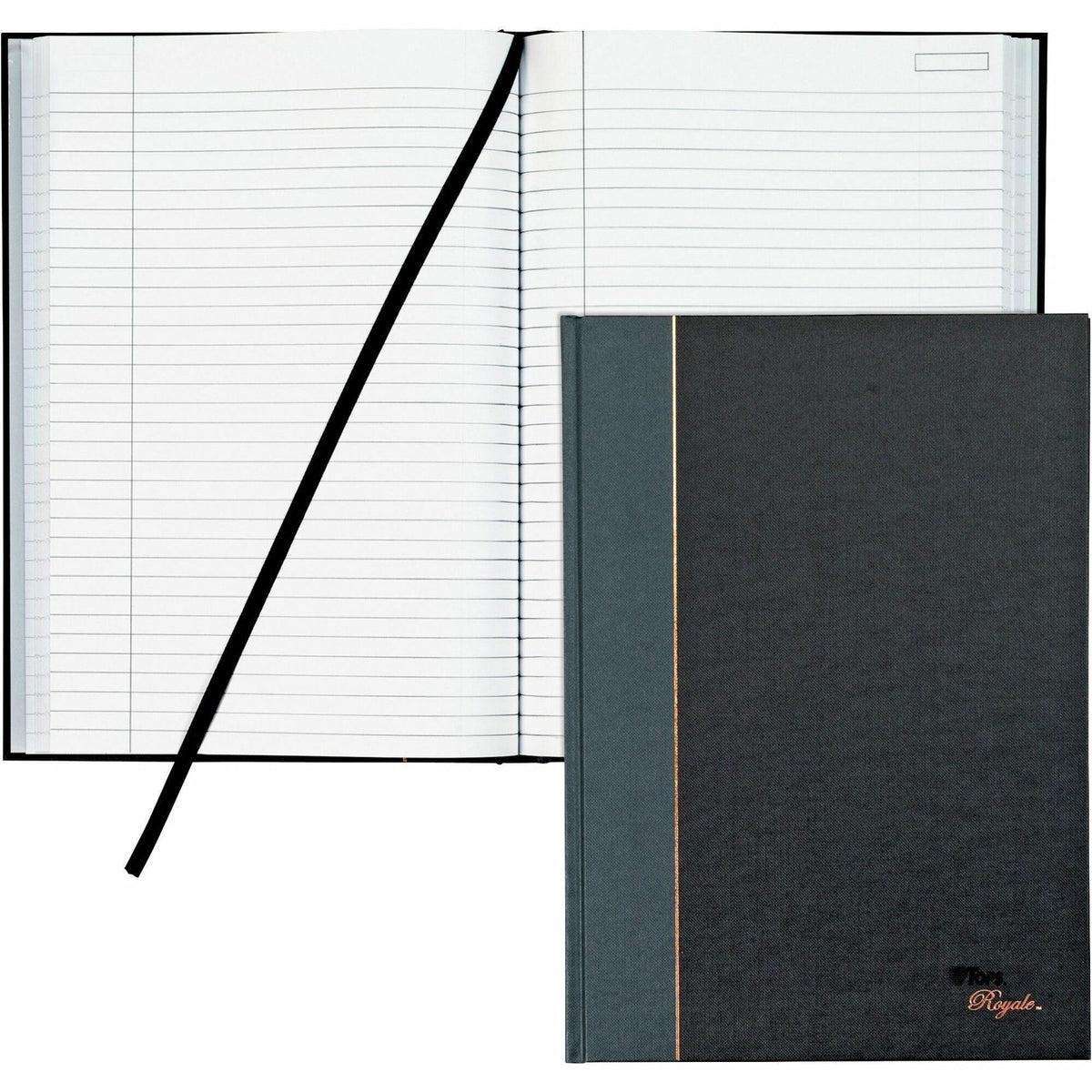 TOPS Royal Executive Business Notebooks - 96 Sheets - Spiral - 20 lb Basis Weight - 8 1/4" x 11 3/4" Sheet Size - White 