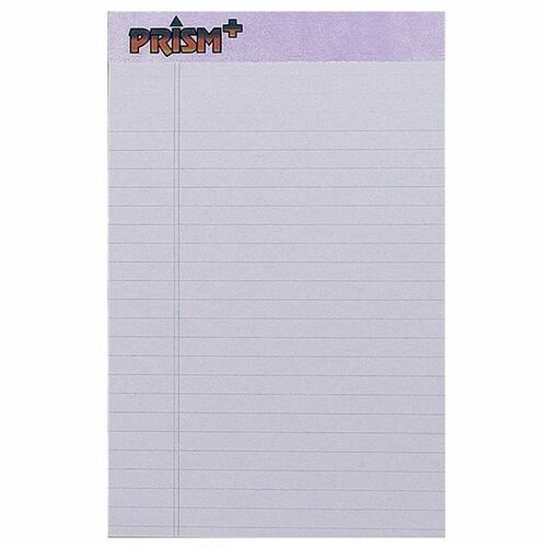 TOPS Prism Plus Legal Pads - Jr.Legal - 50 Sheets - 0.28" Ruled - Jr.Legal - 5" x 8" Sheet Size - Orchid Paper - Chipboa