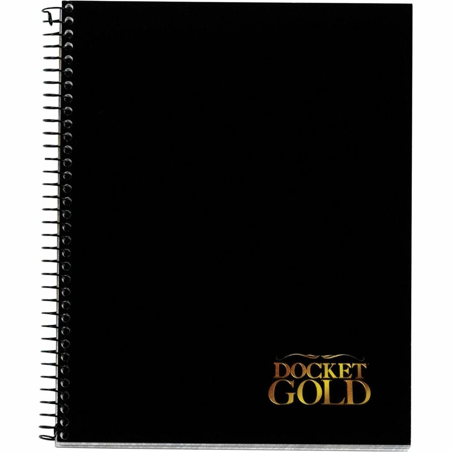 TOPS Docket Gold Wirebound Project Planner - Action - 6 3/4" x 8 1/2" Sheet Size - Wire Bound - Chipboard - White - Chip