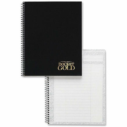 TOPS Docket Gold Wirebound Project Planner - Action - 6 3/4" x 8 1/2" Sheet Size - Wire Bound - Chipboard - White - Chip