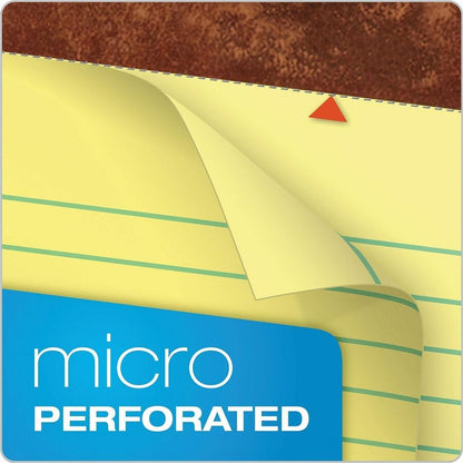 TOPS The Legal Rule Writing Pads - Legal - 50 Sheets - Double Stitched - 0.34" Ruled - 16 lb Basis Weight - Legal - 12 /