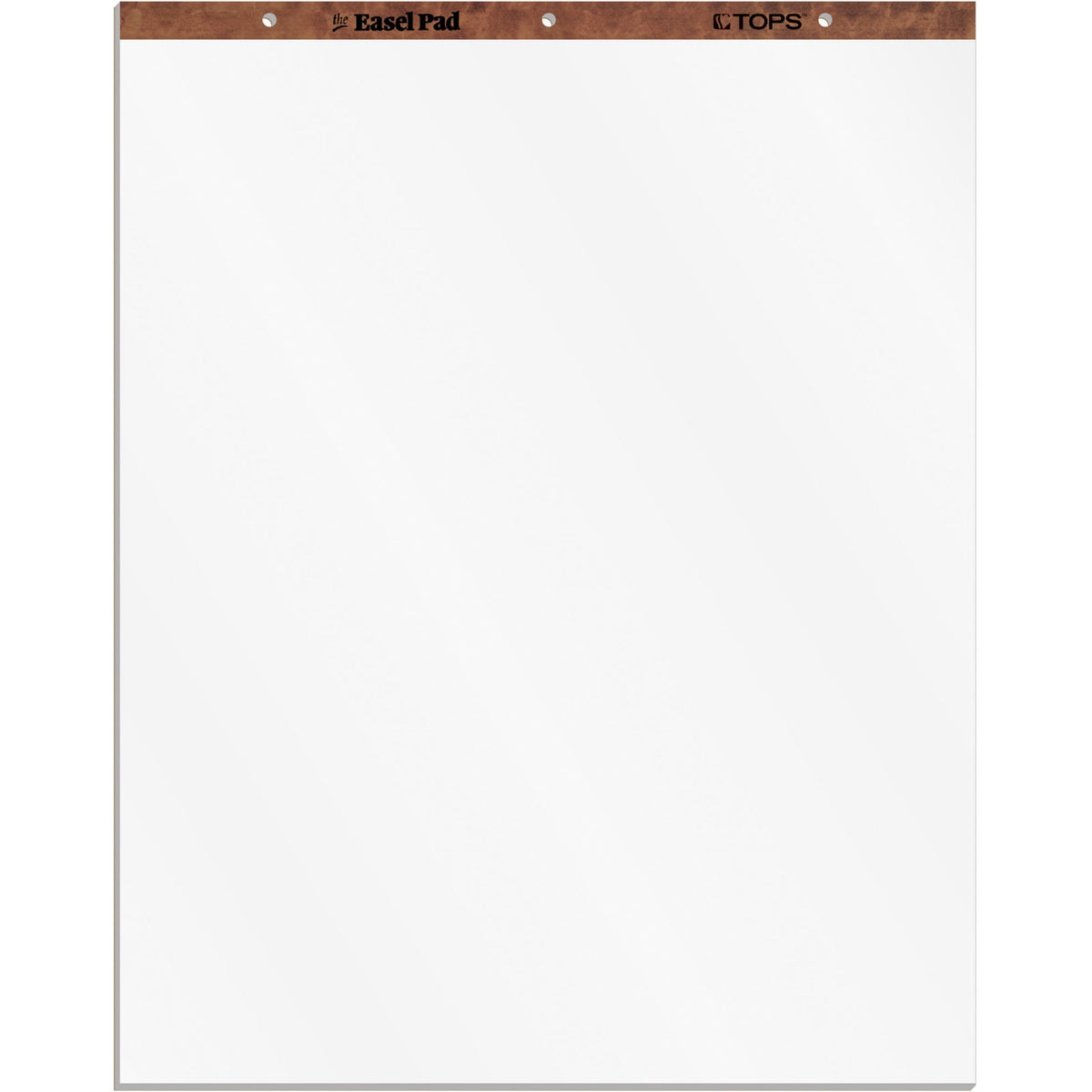 TOPS Plain Paper Easel Pads - 50 Sheets - Plain - 16 lb Basis Weight - 27" x 34" Sheet Size - White Paper - 2 / Carton