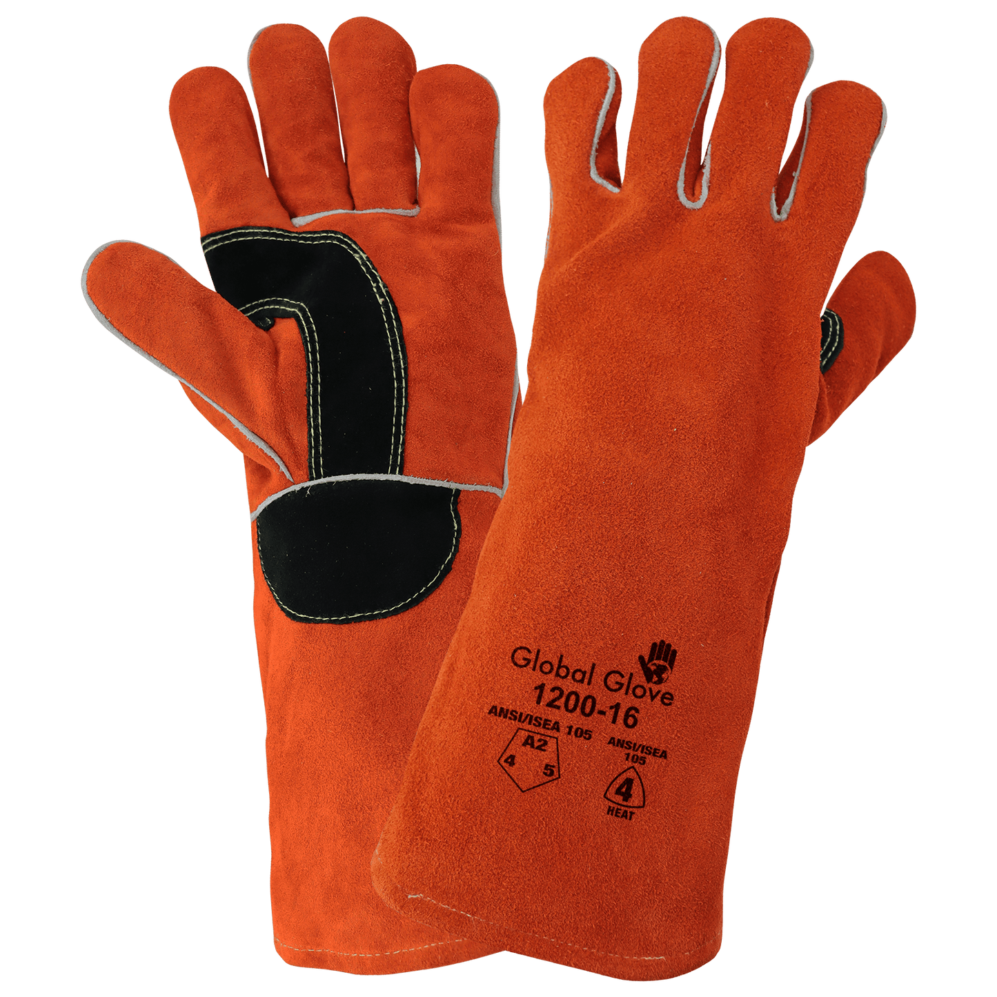 Leather Welder Gloves 1200-16 (Dozen Pair)