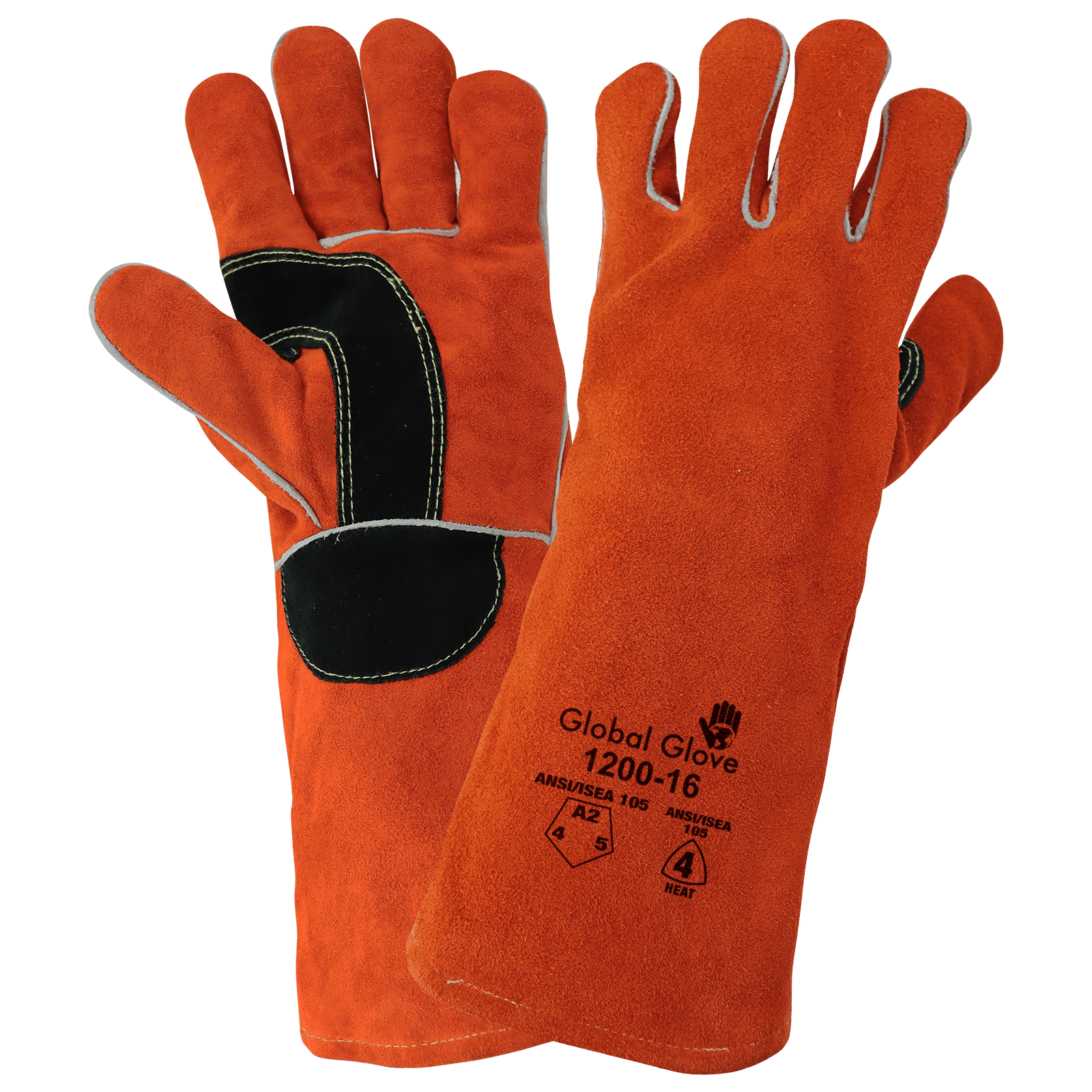 Leather Welder Gloves 1200-16 (Dozen Pair)