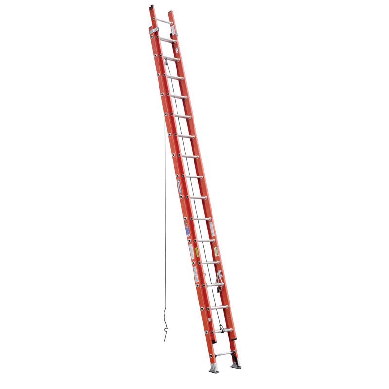 Werner 32 ft. H Fiberglass Extension Ladder Type IA 300 lb. cap.