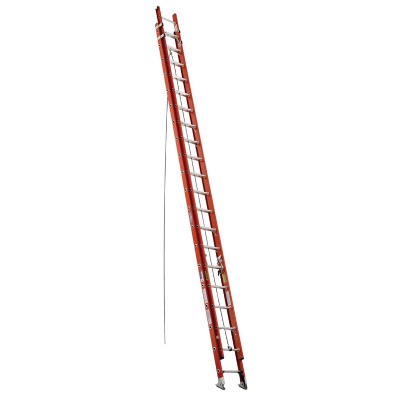 Werner 40 ft. H Fiberglass Extension Ladder Type IA 300 lb. cap. 20-40 ft.
