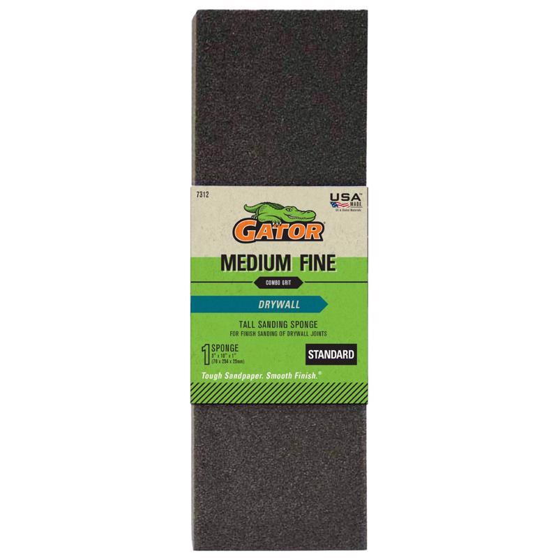Gator 10 in. L X 3 in. W X 1 in. 80/120 Grit Assorted Sanding Sponge
