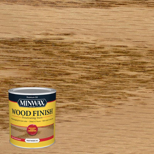 Minwax Wood Finish Semi-Transparent Fruitwood Oil-Based Penetrating Wood Stain 1 qt