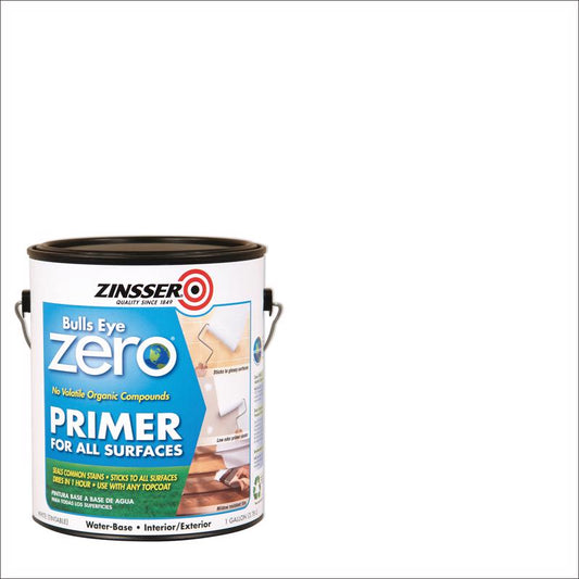 Zinsser Bulls Eye Zero White Smooth Water-Based Acrylic Primer and Sealer 1 gal