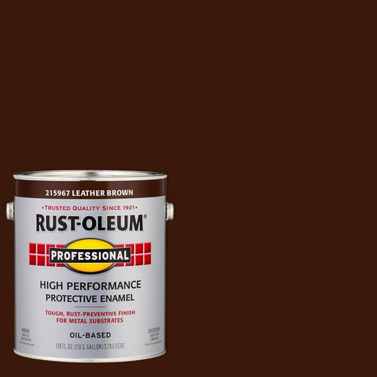 Rust-Oleum Professional Indoor and Outdoor Gloss Leather Brown Protective Paint 1 gal