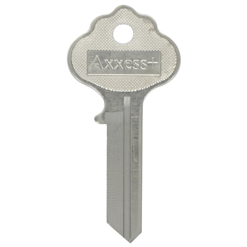 HILLMAN Traditional Key House/Office Key Blank 73 Single For Independent Locks Silver