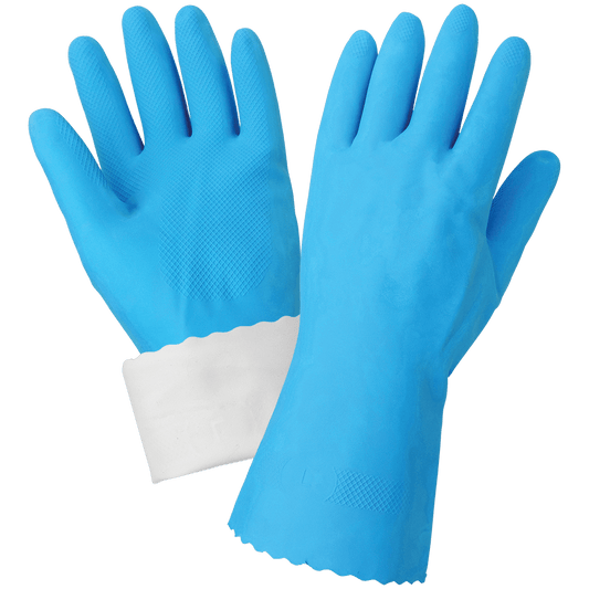 Flock-lined Latex Gloves 140FB-10(XL)