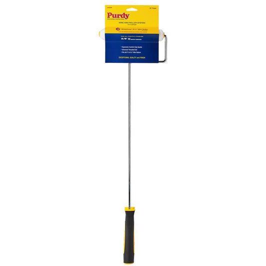 Purdy White Dove 6-1/2 in. W Mini Paint Roller Frame and Cover Threaded End
