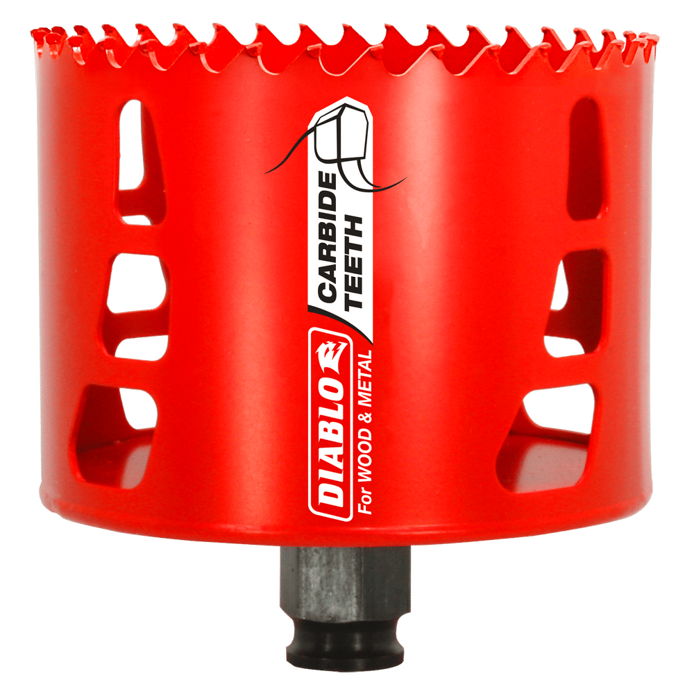 Diablo Snap-Lock Plus 3-1/2 in. Carbide Tipped 2-3/8 in. L Hole Saw