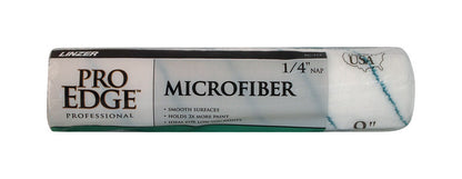 Linzer Pro Edge Microfiber 9 in. W X 1/4 in. Regular Paint Roller Cover 1 pk