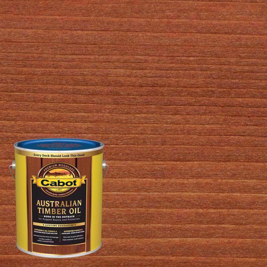 Cabot Australian Timber Oil Low VOC Transparent Jarrah Brown Oil-Based Alkyd Australian Timber Oil 1