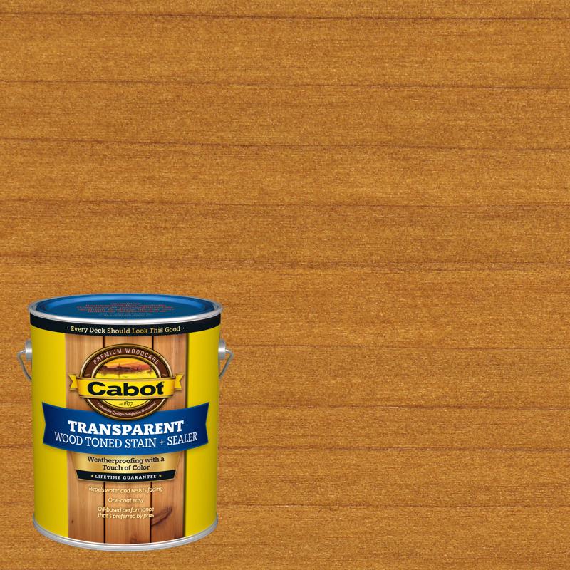 Cabot Wood Toned Low VOC Transparent Heartwood Oil-Based Alkyd Deck and Siding Stain 1 gal