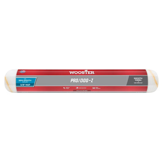 Wooster Pro/Doo-Z Woven Fabric 18 in. W X 3/8 in. Paint Roller Cover 1 pk