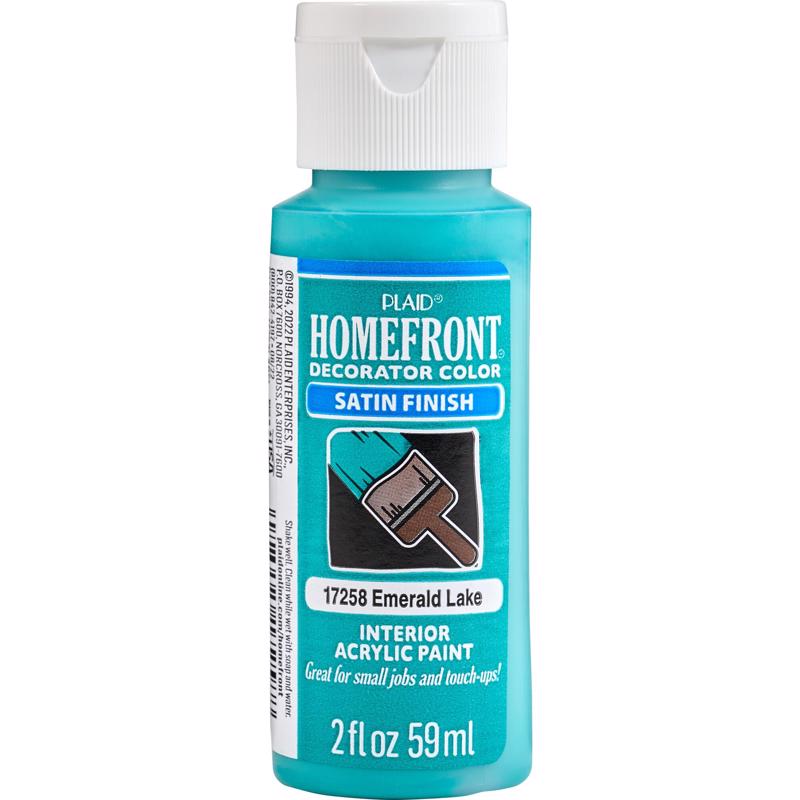 Homefront Satin Emerald Lake Hobby Paint 2 oz