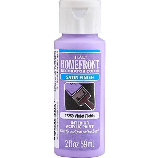 Homefront Satin Violet Fields Hobby Paint 2 oz