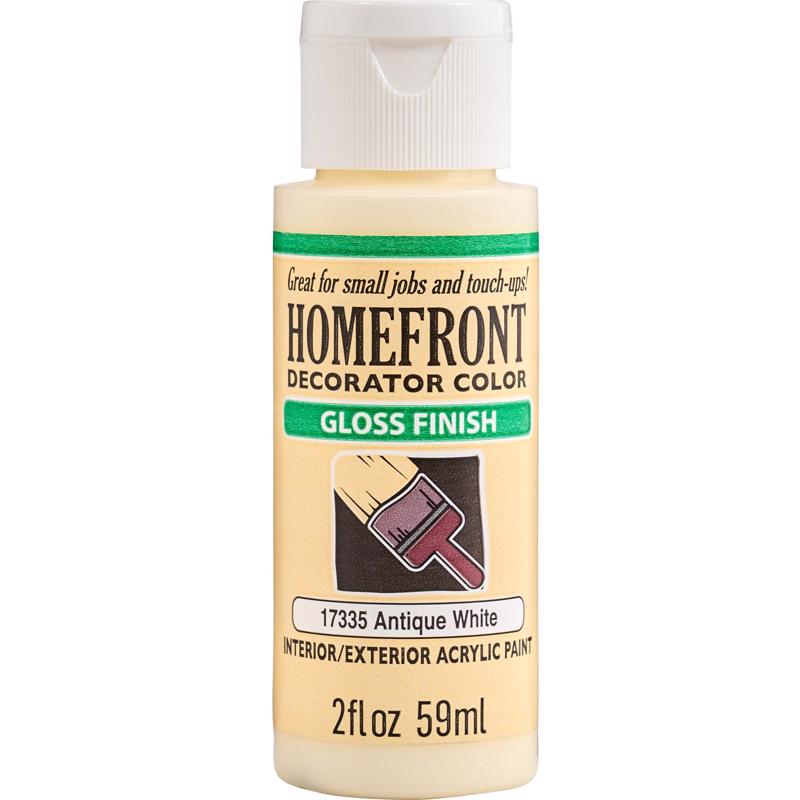 Homefront Gloss Antique White Hobby Paint 2 oz
