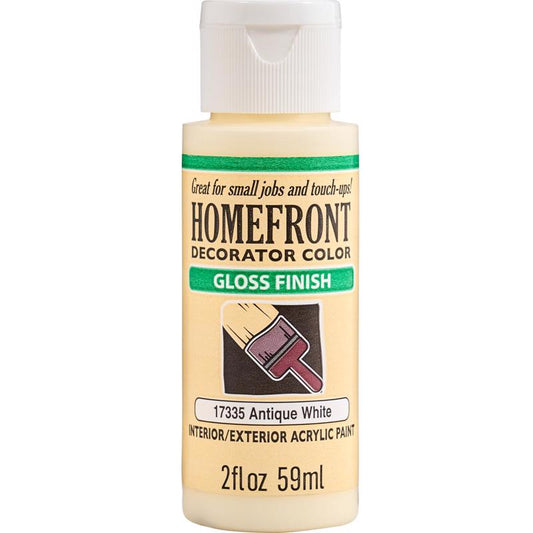 Homefront Gloss Antique White Hobby Paint 2 oz