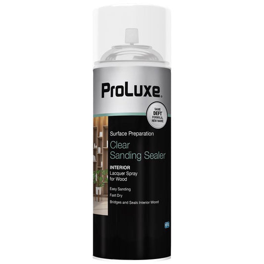 ProLuxe Smooth Clear Oil-Based Alkyd Lacquer Sanding Sealer 12 oz