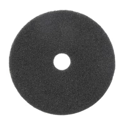 Gator 17 in. D Non-Woven Natural/Polyester Fiber Floor Pad Disc Black