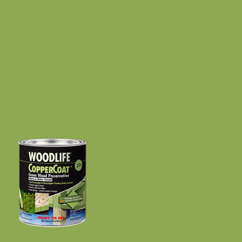 Wolman Woodlife Green Semi-Transparent Water-Based Wood Preservative 1 qt