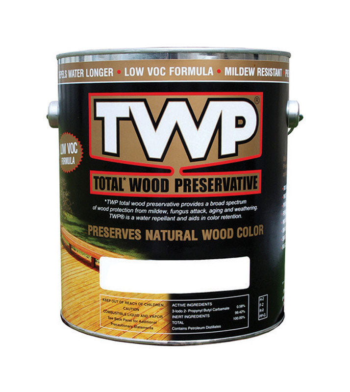 TWP 1500 Series Flat/Matte Clear Semi-Transparent Oil-Based Wood Preservative 1 gal