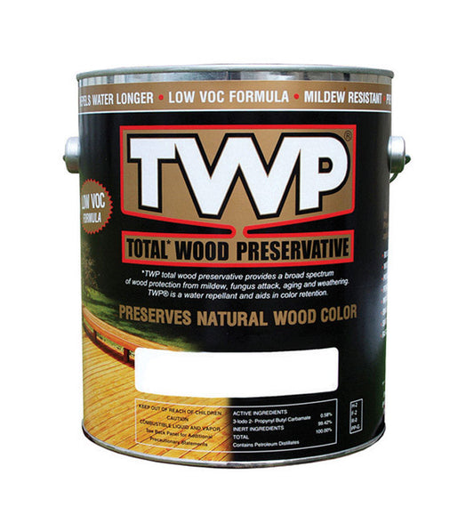 TWP 1500 Series Flat/Matte Clear Semi-Transparent Oil-Based Wood Preservative 1 gal