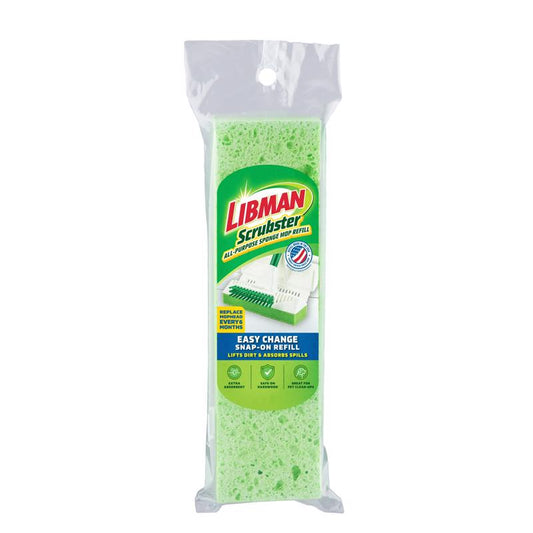 Libman Scrubster 9 in. Deck Cellulose Mop Refill 1 pk