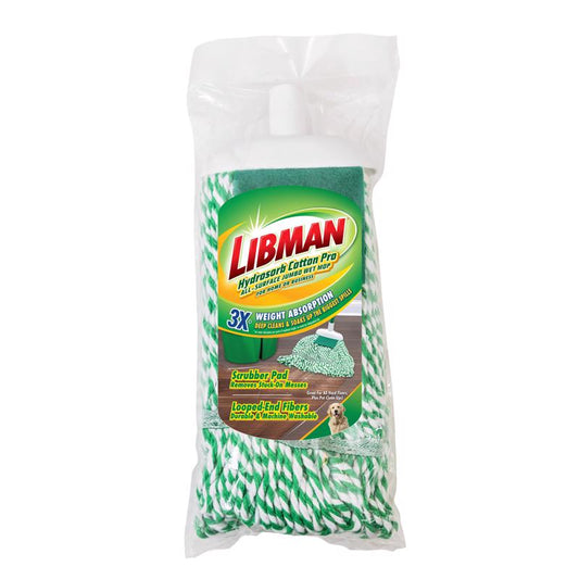 Libman Jumbo 10.5 in. Wet Cotton Mop Refill 1 pk