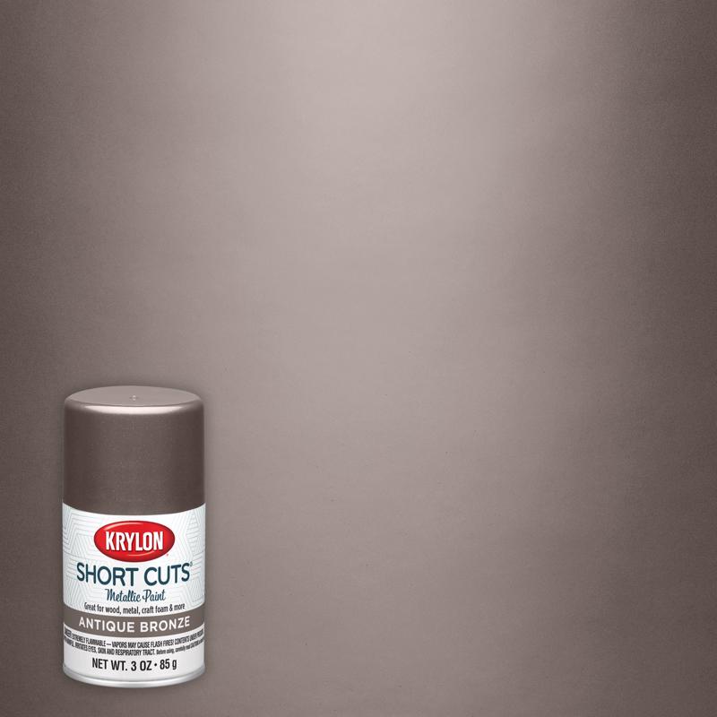 Krylon Short Cuts Metallic Antique Bronze Spray Paint 3 oz