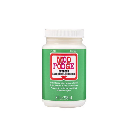 Plaid Mod Podge High Strength Glue White Outdoor Decoupage 8 oz