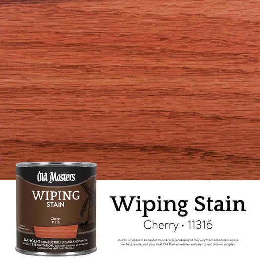 Old Masters Semi-Transparent Cherry Oil-Based Wiping Stain 1/2 pt