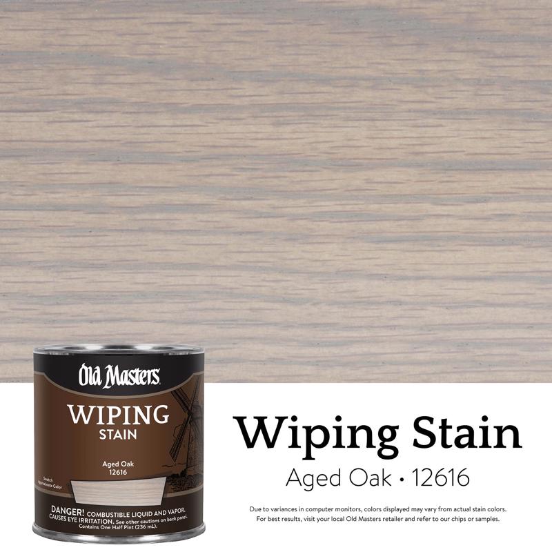 Old Masters Semi-Transparent Aged Oak Oil-Based Wiping Stain 1/2 pt