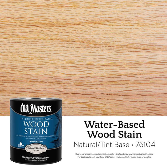 Old Masters Semi-Transparent Natural Water-Based Latex Wood Stain 1 qt