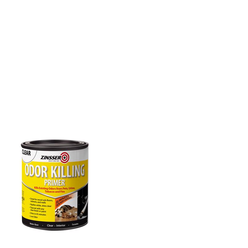 Zinsser Clear Water-Based Acrylic Odor Killing Primer 1 qt