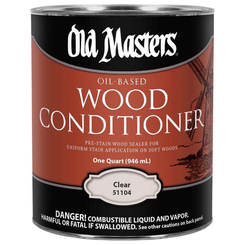 Old Masters Clear Oil-Based Wood Conditioner 1 qt
