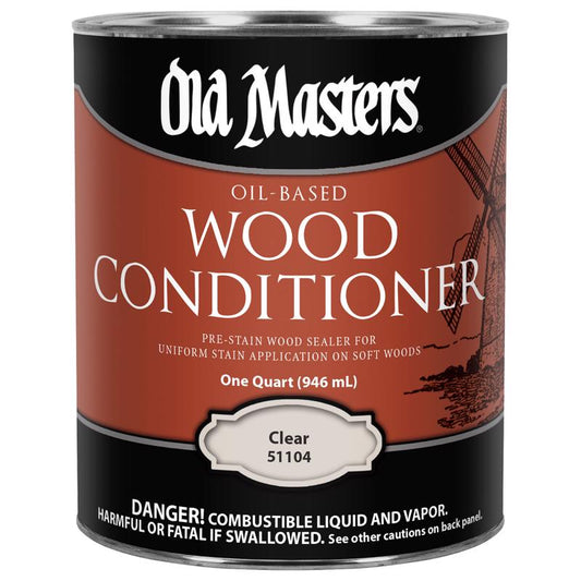 Old Masters Clear Oil-Based Wood Conditioner 1 qt