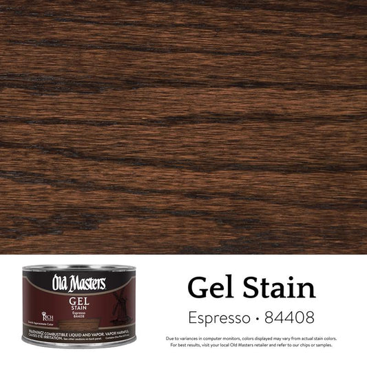 Old Masters Semi-Transparent Espresso Oil-Based Alkyd Gel Stain 1 pt