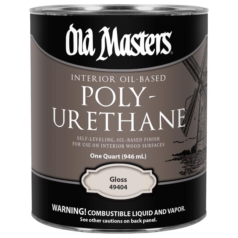 Old Masters Gloss Clear Oil-Based Polyurethane 1 qt
