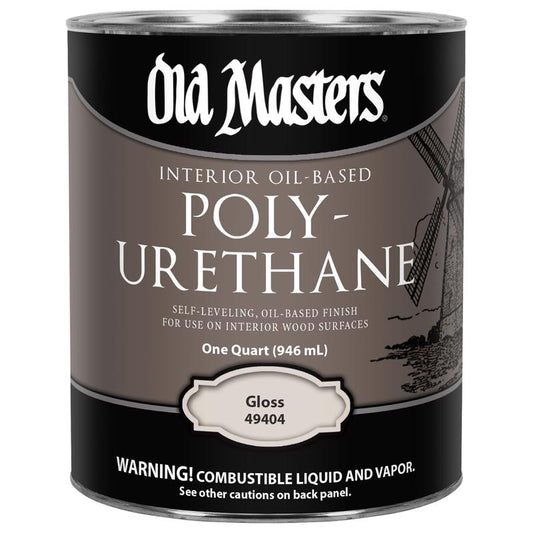 Old Masters Gloss Clear Oil-Based Polyurethane 1 qt